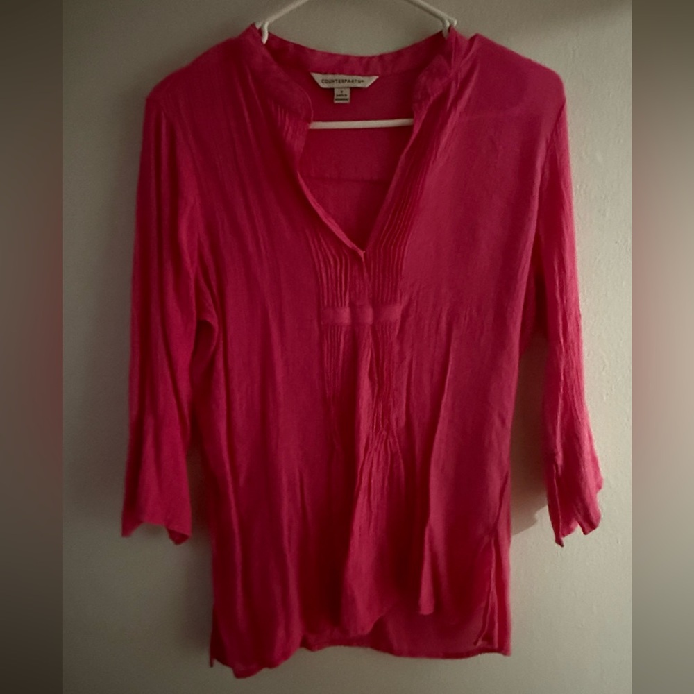 Counterparts Vibrant Pink Blouse